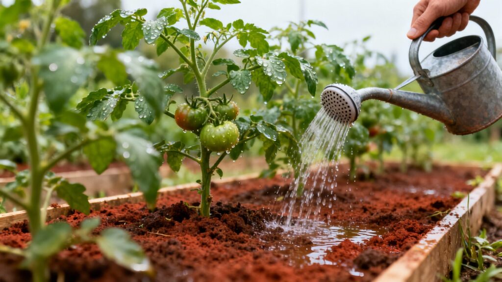 Arrosage des tomates : optimiser fréquence, volume et technique sans aucun texte