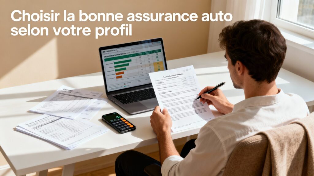 Choisir la bonne assurance auto selon votre profil avec texte