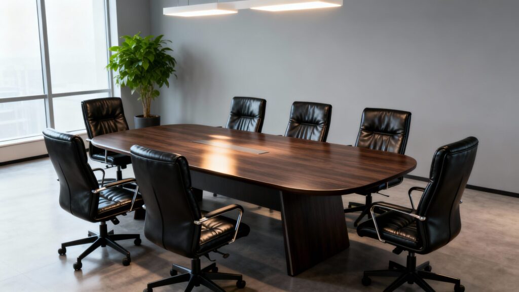 Choisir une table de réunion idéale selon dimensions et ergonomie sans aucun texte