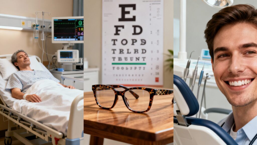 Comment choisir son assurance santé selon hospitalisation, optique et dentaire sans aucun texte