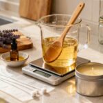 Comment faire une bougie parfumée maison étape par étape sans aucun texte