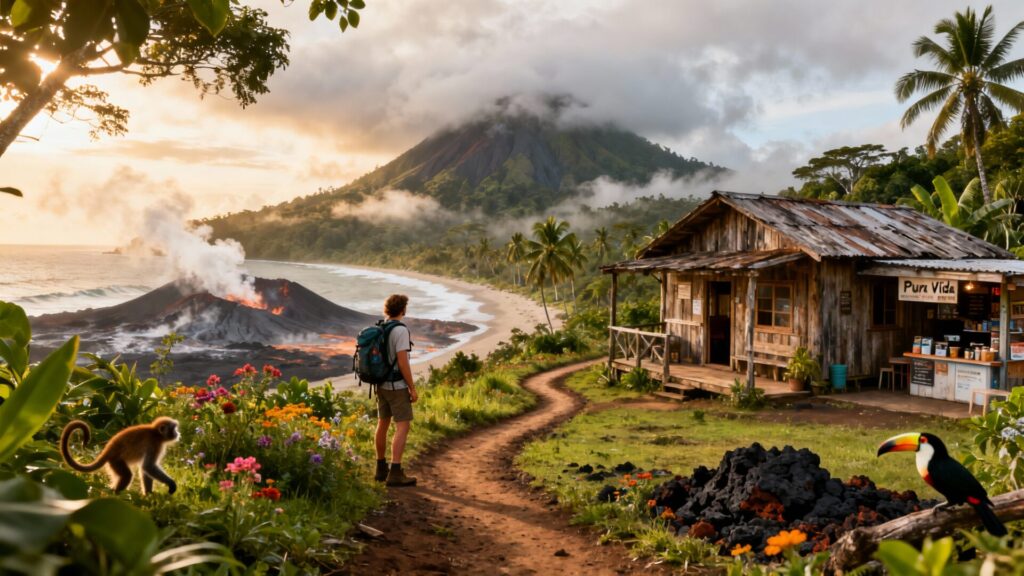Costa rica : budget, saisons, sécurité et itinéraire nature (pura vida) sans aucun texte