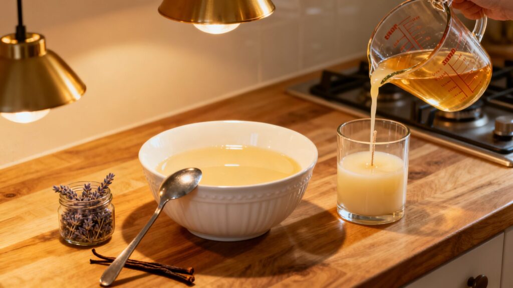 Fabriquer une bougie parfumée chez soi facilement sans aucun texte