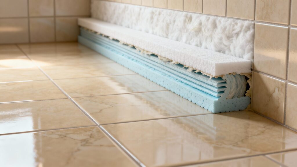 Isolation sous carrelage : confort thermique et acoustique sans aucun texte