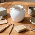 Kit poterie pour débuter : outils, argiles et projets faciles sans aucun texte