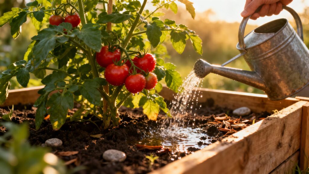 Comment bien arroser les tomates pour une récolte abondante sans aucun texte