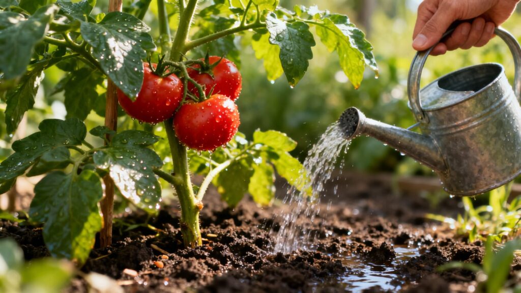 Comment bien arroser les tomates pour une récolte abondante sans aucun texte
