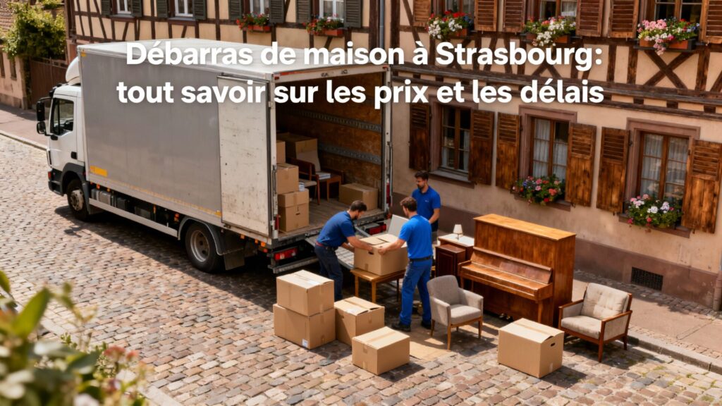 Débarras de maison à Strasbourg : tout savoir sur les prix et les délais avec texte