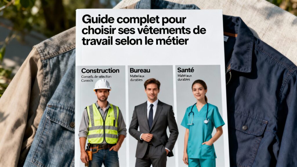 Guide complet pour choisir ses vêtements de travail selon le métier avec texte