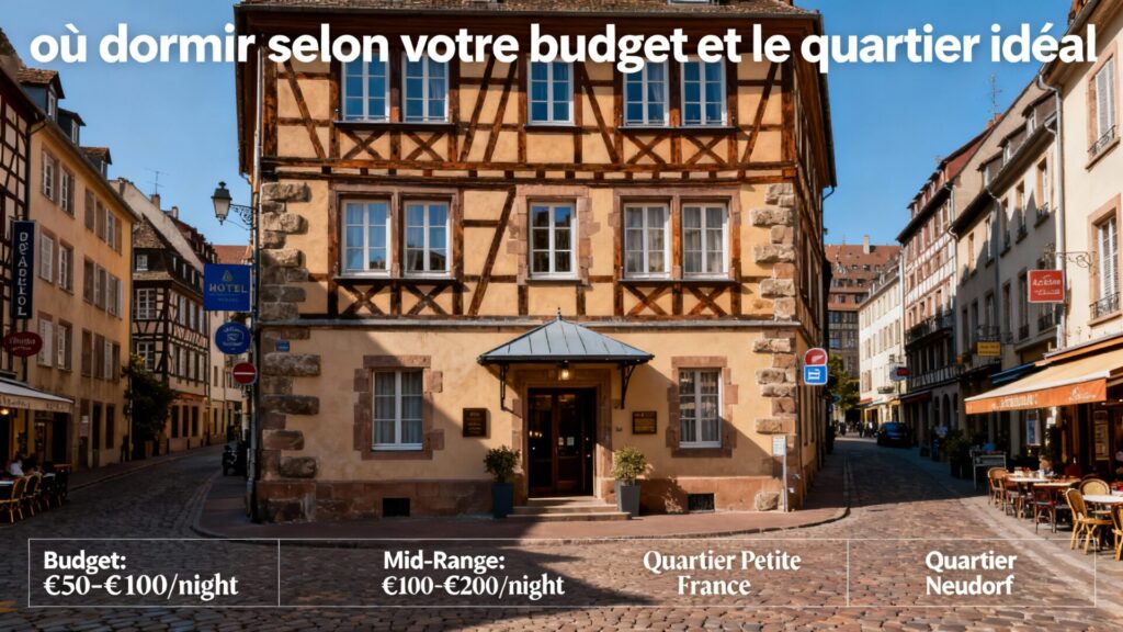 Hôtel à Strasbourg : où dormir selon votre budget et le quartier idéal avec texte