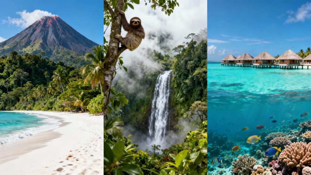 Martinique, Costa Rica ou Maldives : le comparatif complet pour choisir votre voyage idéal sans aucun texte