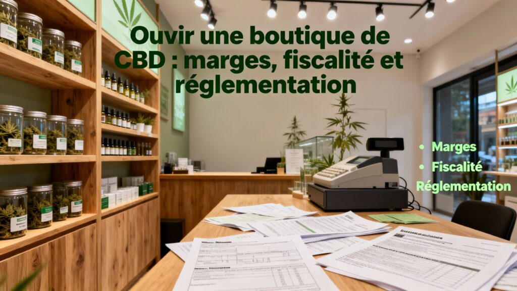 Ouvrir une boutique de cbd : marges, fiscalité et réglementation avec texte