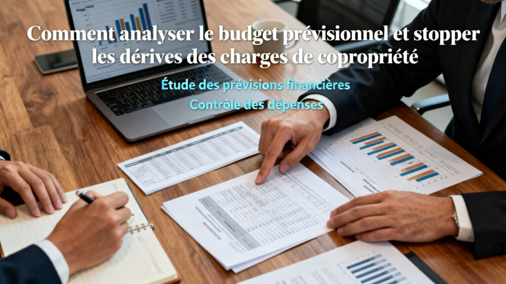 Comment analyser le budget prévisionnel et stopper les dérives des charges de copropriété avec texte