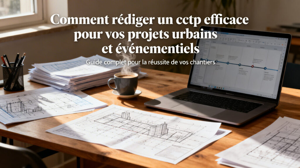 Comment rédiger un cctp efficace pour vos projets urbains et événementiels avec texte