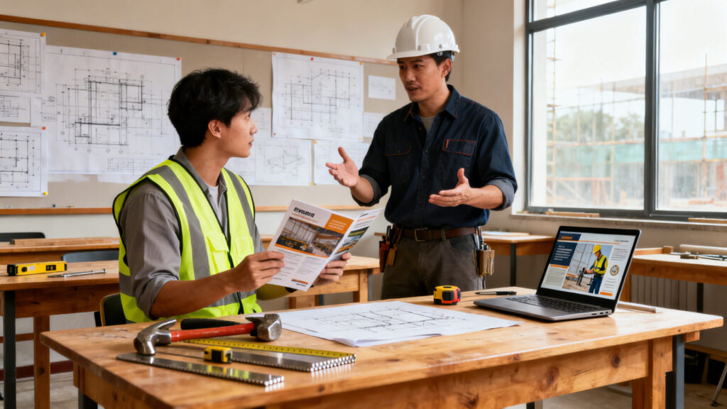 Guide complet pour choisir et financer une formation qualifiante dans le bâtiment. 