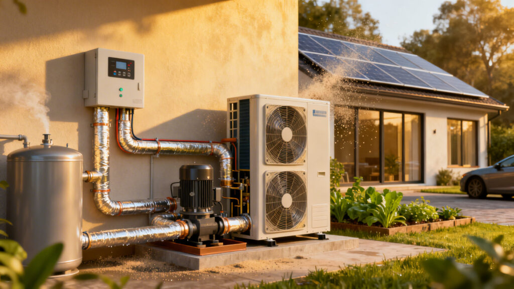 Guide complet sur la pompe à chaleur air/eau : rentabilité, aides et erreurs à éviter. 
