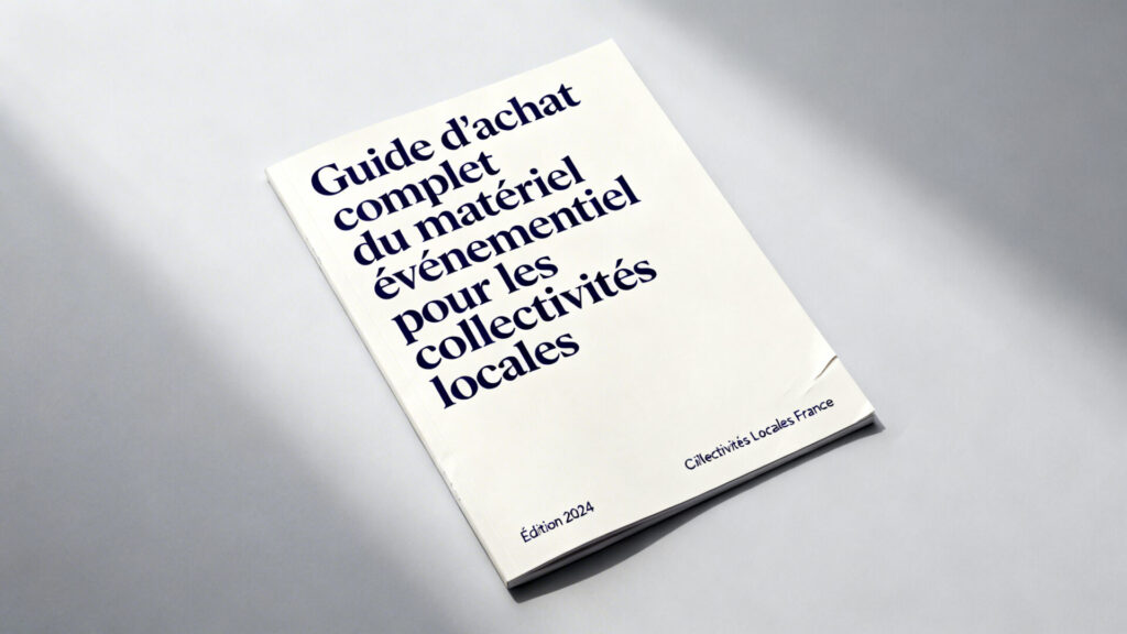 Guide d'achat complet du matériel événementiel pour les collectivités locales avec texte