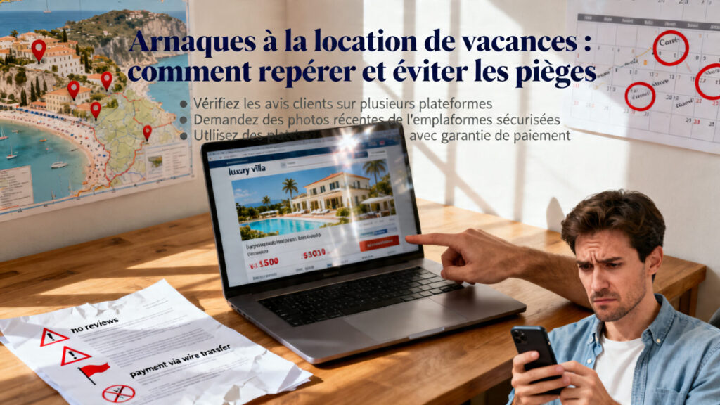 Arnaques à la location de vacances : comment repérer et éviter les pièges avec texte