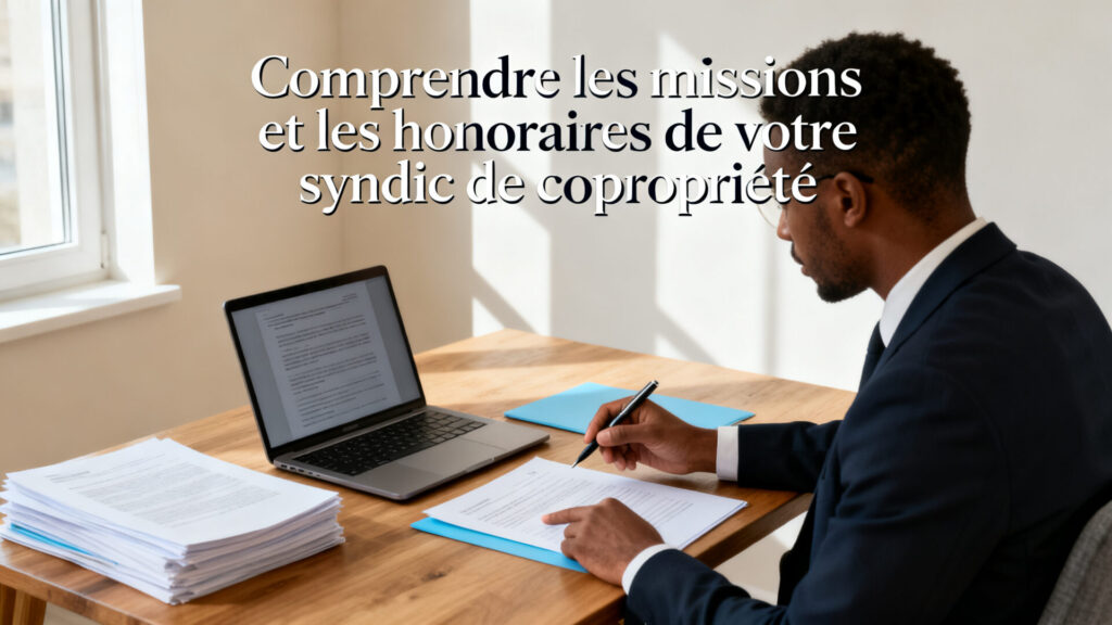 Comprendre les missions et les honoraires de votre syndic de copropriété avec texte