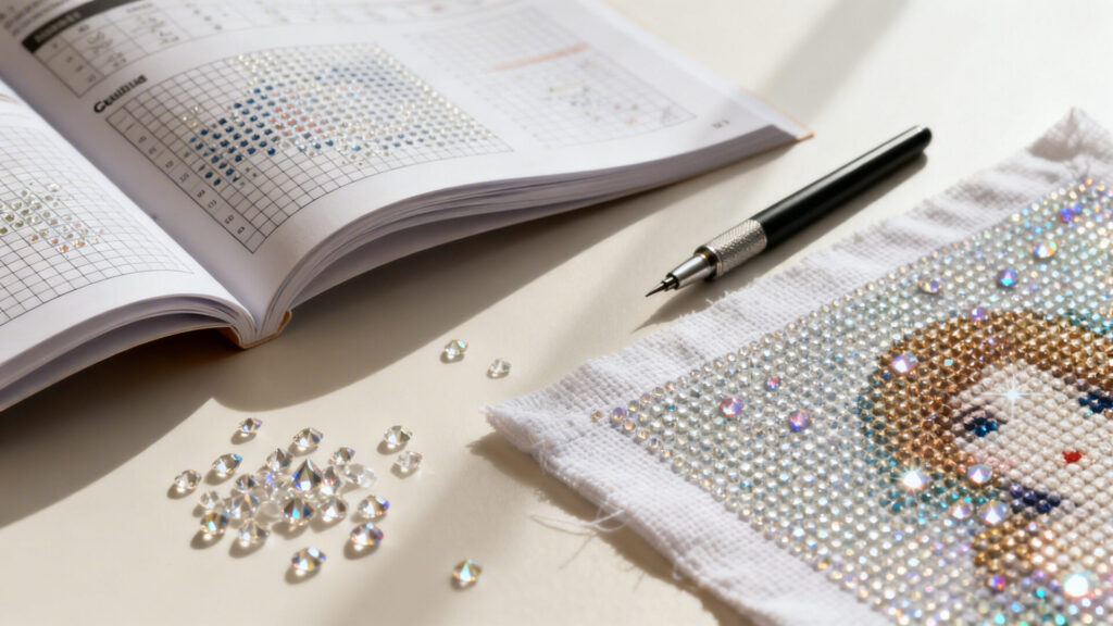 La broderie diamant : guide complet, astuces et finitions sans aucun texte