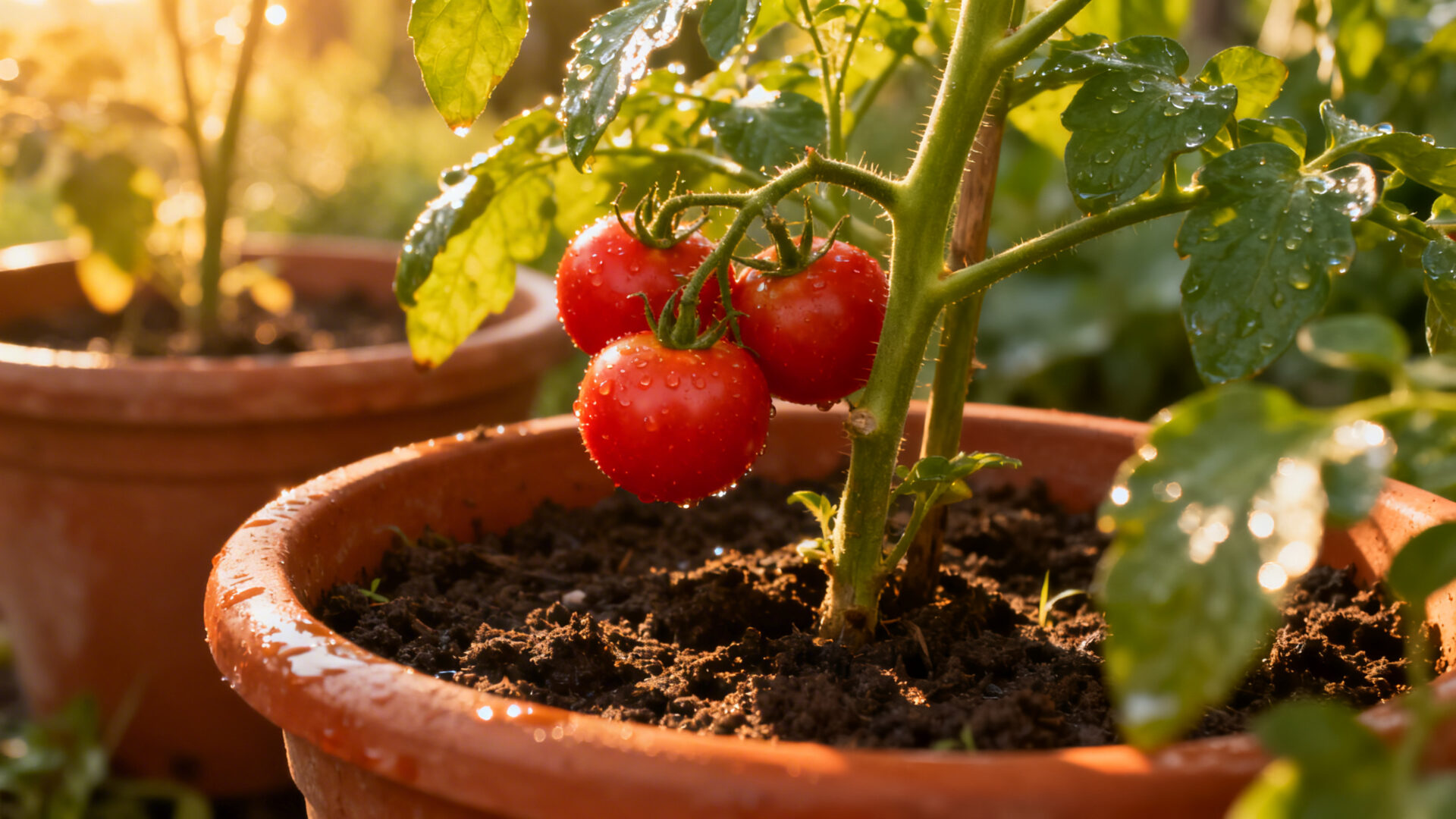 Le guide complet pour bien arroser ses tomates au potager.