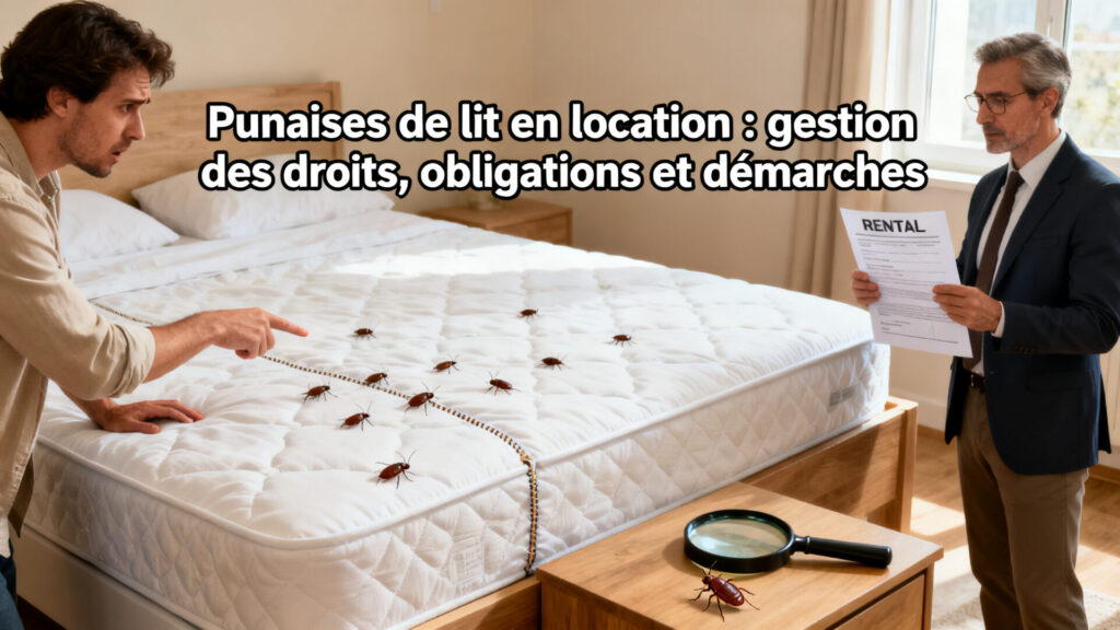 Punaises de lit en location : gestion des droits, obligations et démarches avec texte
