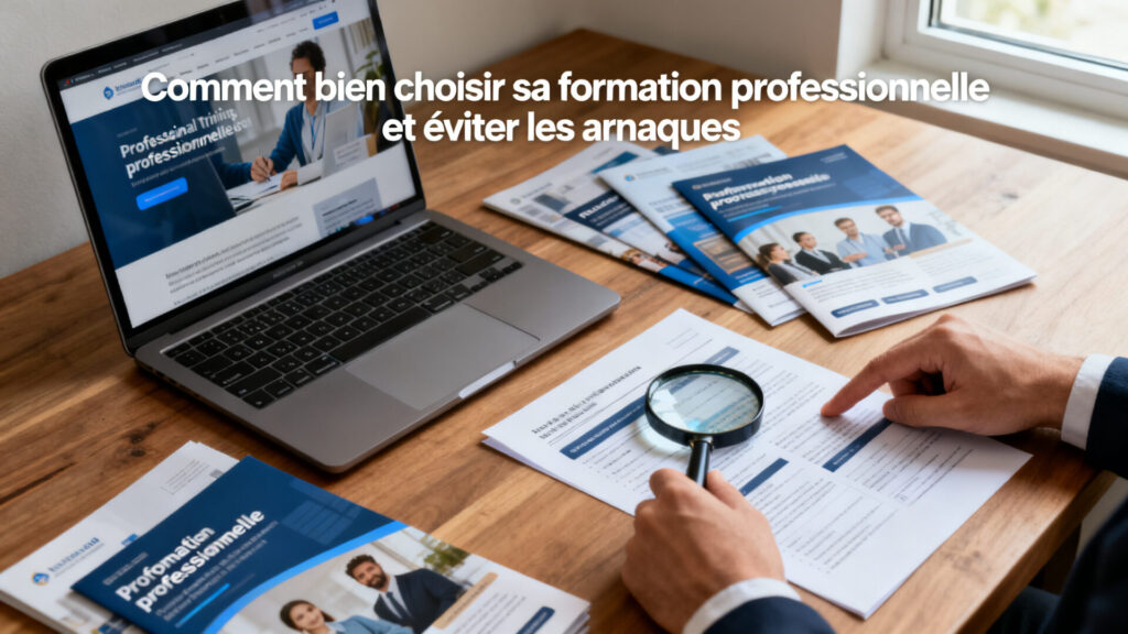 Comment bien choisir sa formation professionnelle et éviter les arnaques avec texte