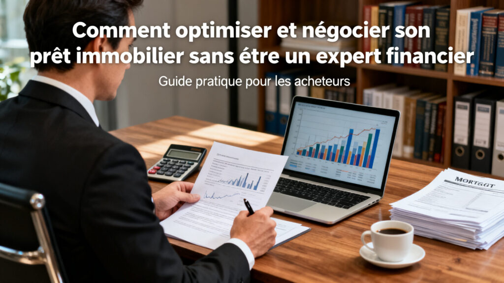 Comment optimiser et négocier son prêt immobilier sans être un expert financier avec texte