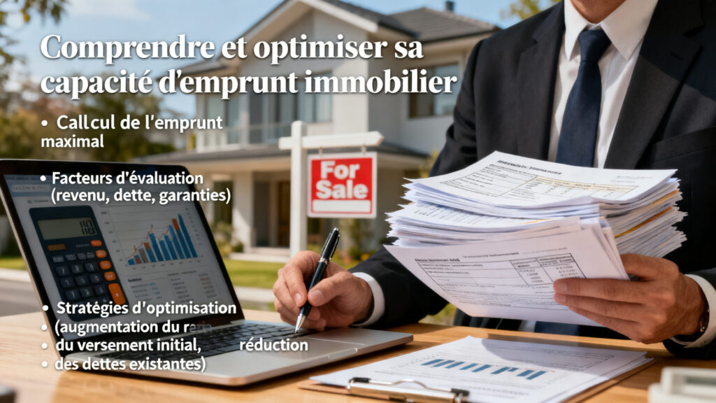 Comprendre et optimiser sa capacité d'emprunt immobilier avec texte