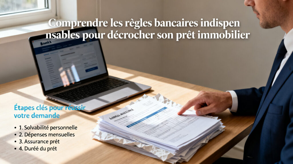 Comprendre les règles bancaires indispensables pour décrocher son prêt immobilier avec texte