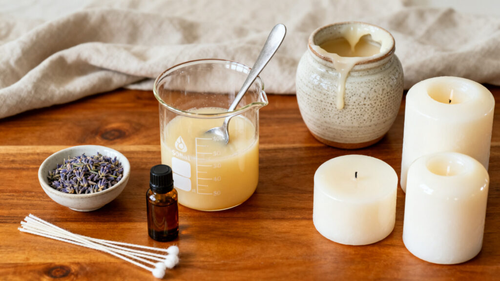 Guide complet pour faire des bougies parfumées soi-même sans aucun texte