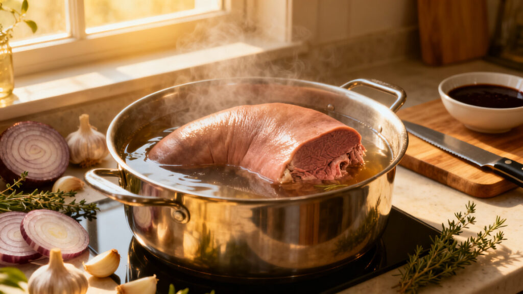 Guide complet pour réussir la cuisson de la langue de bœuf sans aucun texte