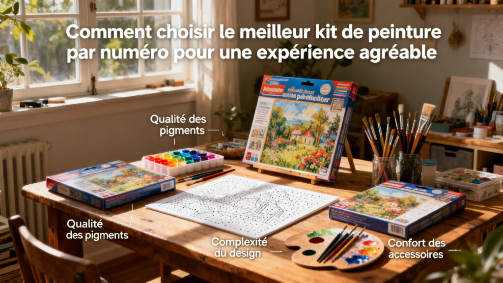 Comment choisir le meilleur kit de peinture par numéro pour une expérience agréable avec texte