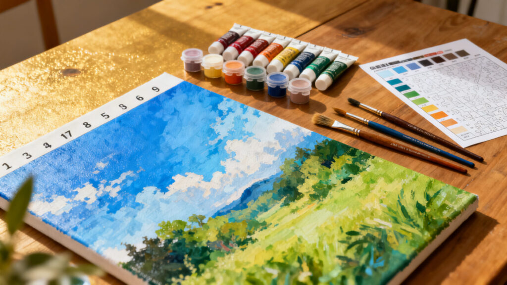 Comment choisir le meilleur kit de peinture par numéro pour une expérience agréable sans aucun texte
