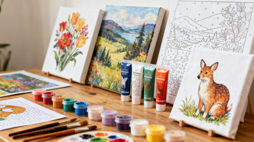 Comment choisir le meilleur kit de peinture par numéro pour une expérience agréable sans aucun texte