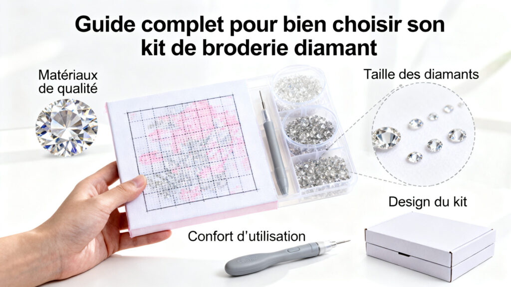 Guide complet pour bien choisir son kit de broderie diamant.