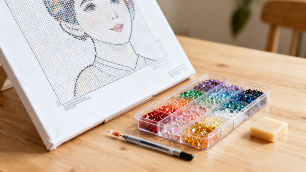 Guide complet pour bien choisir son kit de broderie diamant.