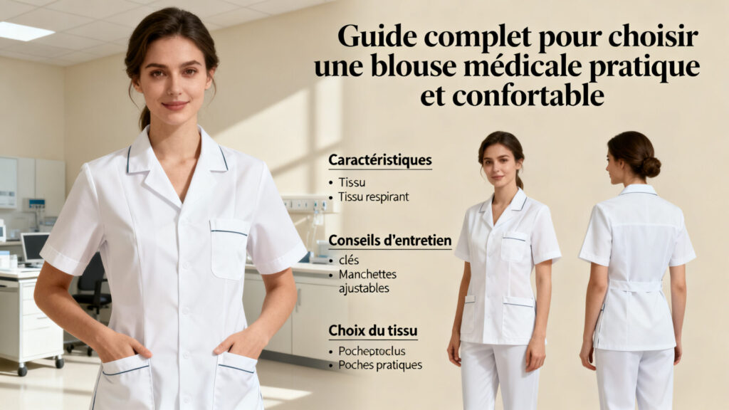 Guide complet pour choisir une blouse médicale pratique et confortable avec texte