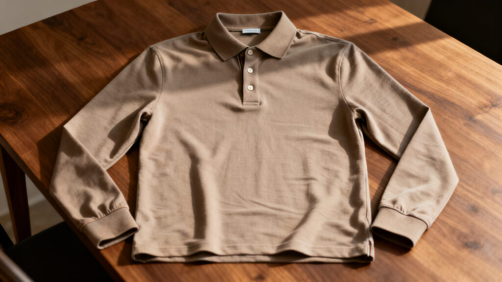 Guide pour bien choisir un polo à manches longues masculin sans aucun texte