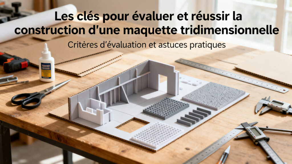 Les clés pour évaluer et réussir la construction d'une maquette tridimensionnelle.