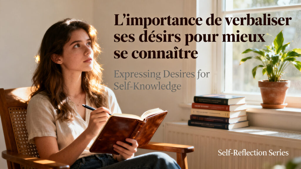 L'importance de verbaliser ses désirs pour mieux se connaître avec un texte