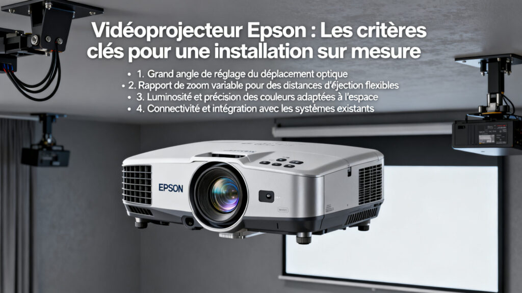 Vidéoprojecteur epson : les critères qui font vraiment la différence pour une installation sur mesure.