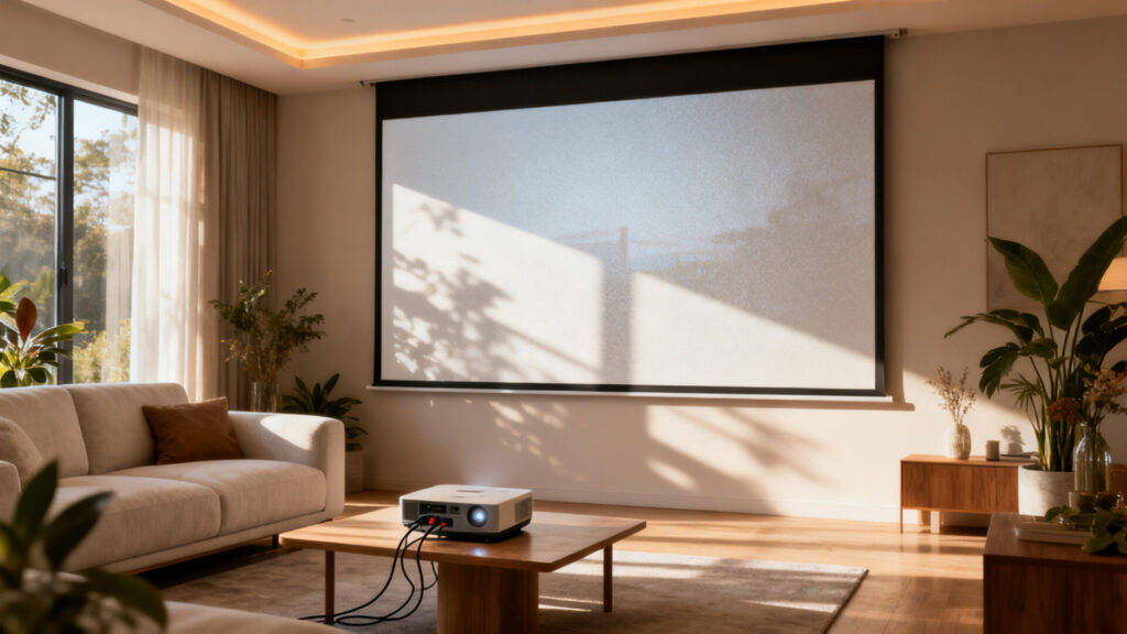 Comment choisir le meilleur écran de projection pour son salon.