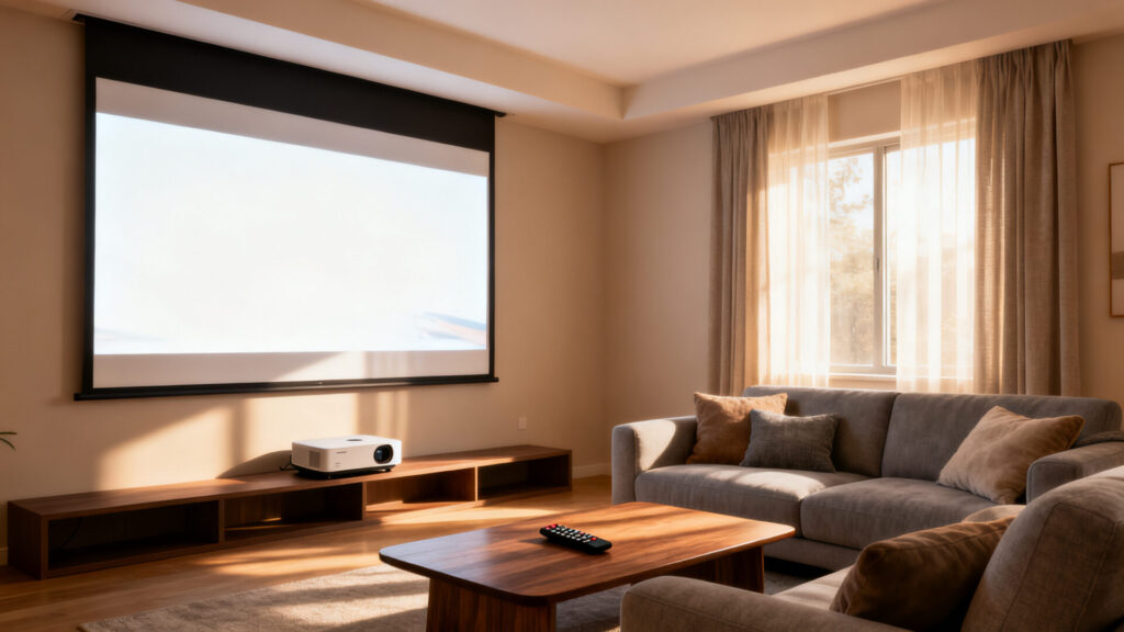 Comment choisir le meilleur écran de projection pour son salon.