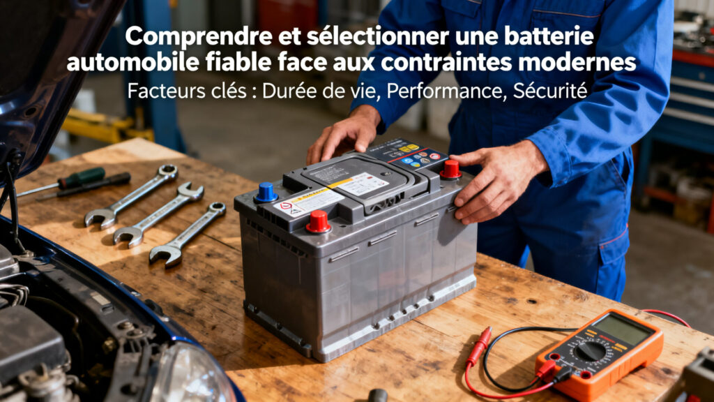 Comprendre et sélectionner une batterie automobile fiable face aux contraintes modernes avec texte