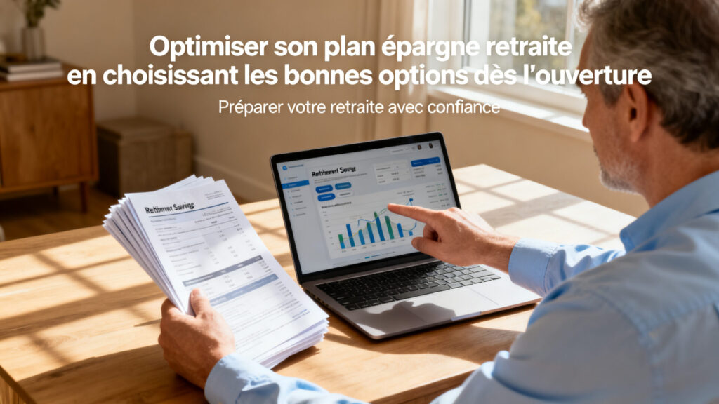 Optimiser son plan épargne retraite en sélectionnant les bonnes options dès l'ouverture.