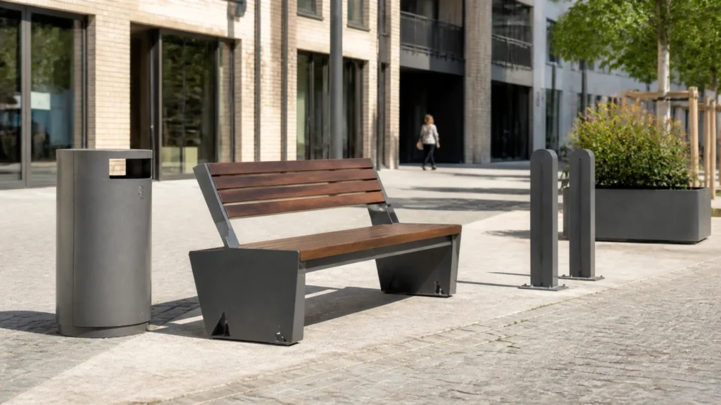 Comment choisir un mobilier urbain durable et anti-vandalisme sans aucun texte